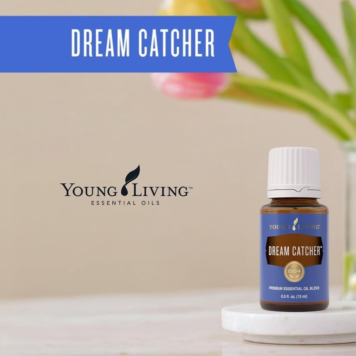 Oli Essenziali YOUNG LIVING - Cacciatore di sogni (Dream Catcher) - 15ml - 33293 - Invigorating Aromatherapy for Positive Mindset