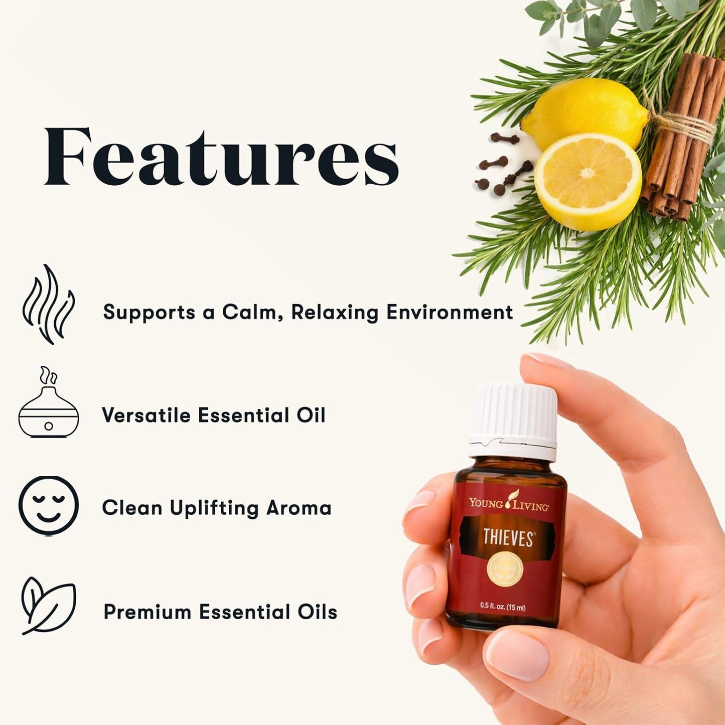 Oli Essenziali YOUNG LIVING - Thieves® Wellness - 15ml - 32146 - Revitalizing