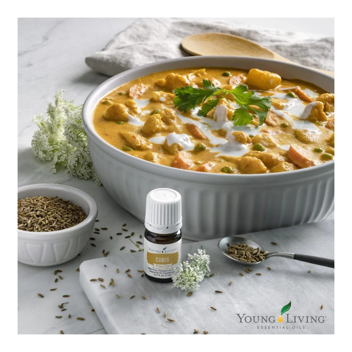 Young Living Essential Oils - Cumin+ (Cumino+) - 5ml - Herbal Supplement, Detox Properties