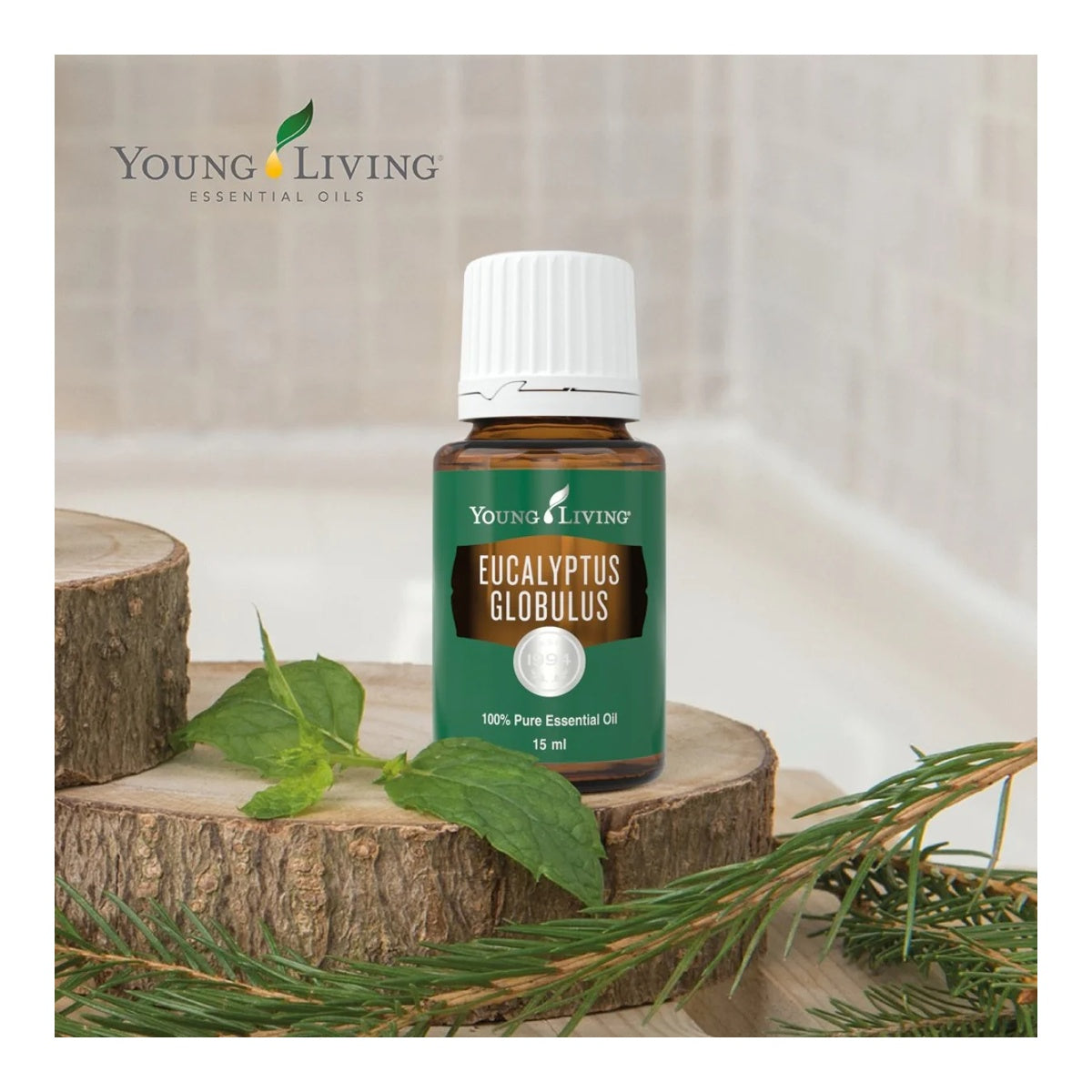 Young Living Essential Oils - Eucalyptus Globulus (Eucalipto) - 15ml - Supports Breathing Comfort & Relaxation