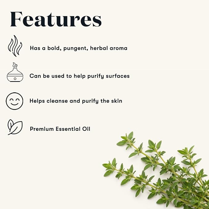 Oli Essenziali YOUNG LIVING - Timo (Thyme) - 15ml - 36536 - Culinary Essential Oil for Recipes, Seasonings & Kitchen Use