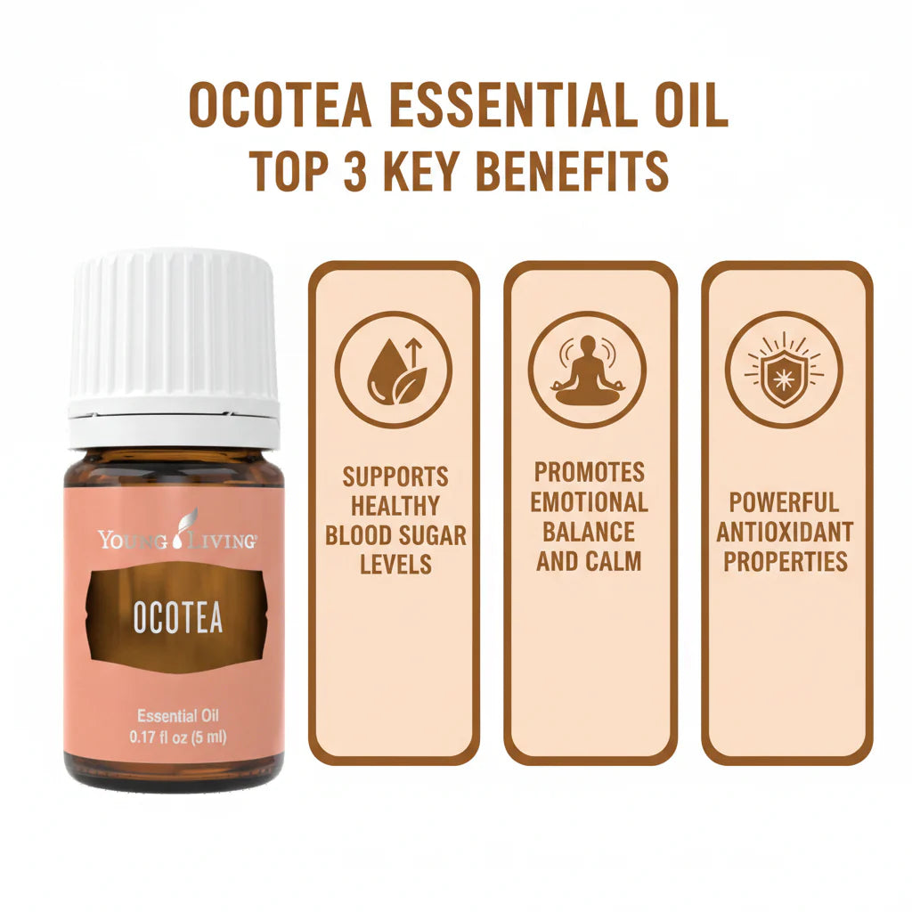 Oli Essenziali YOUNG LIVING - Ocotea - 5ml - 33328 - Spiritual Cleansing Rituals | Warm & Spicy Aroma