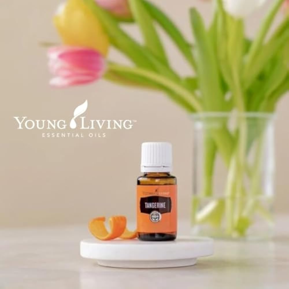 Oli Essenziali YOUNG LIVING - Mandarino (Tangerine) - 15ml - Sweet, Citrus Flavor, Provide Digestive, Lymphatic