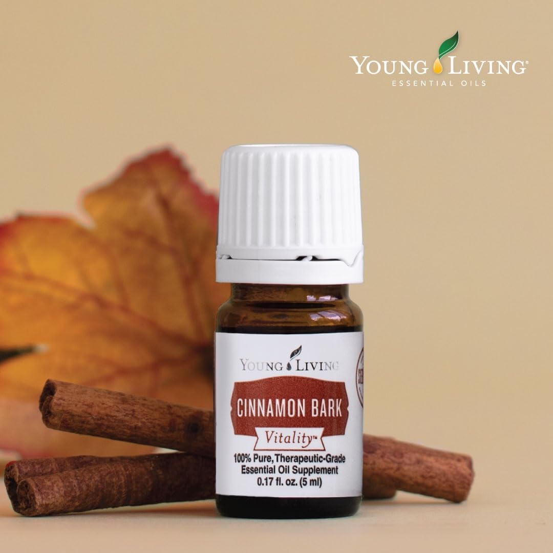 Oli Essenziali YOUNG LIVING - Cinnamon Bark+ 5ml - 558508 - Antioxidant Dietary Supplement Spicy Flavor Enhancer