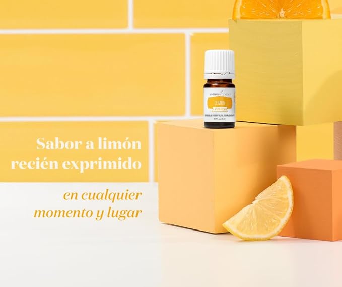 Young Living Essential Oils - Lemon (Limone) - 5ml - 562508 - Enhance Dishes & Beverages with Bright