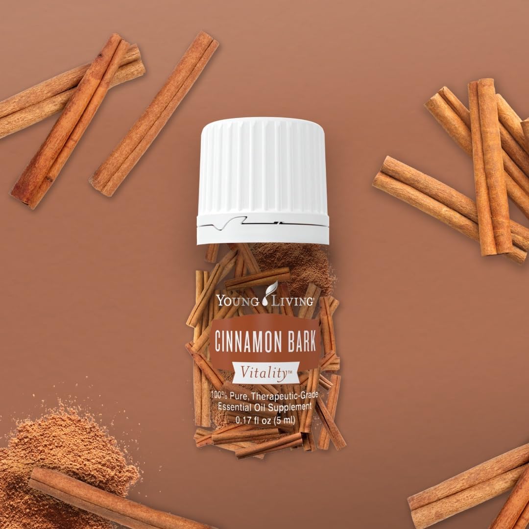 Oli Essenziali YOUNG LIVING - Cinnamon Bark+ 5ml - 558508 - Antioxidant Dietary Supplement Spicy Flavor Enhancer