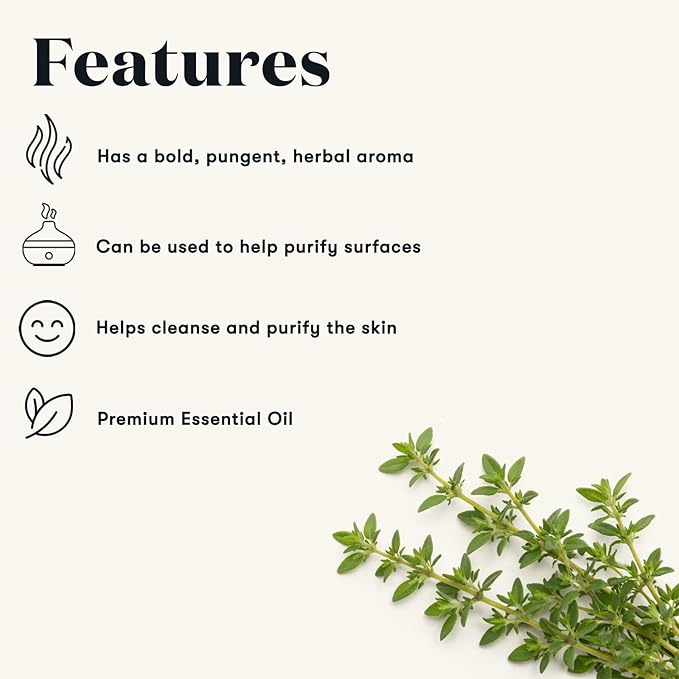Oli Essenziali YOUNG LIVING - Timo+ (Thyme+) - 5ml - 559708 - Essential Oil for Recipes, Seasonings