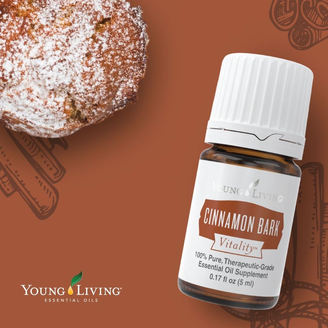 Oli Essenziali YOUNG LIVING - Cinnamon Bark+ 5ml - 558508 - Antioxidant Dietary Supplement Spicy Flavor Enhancer