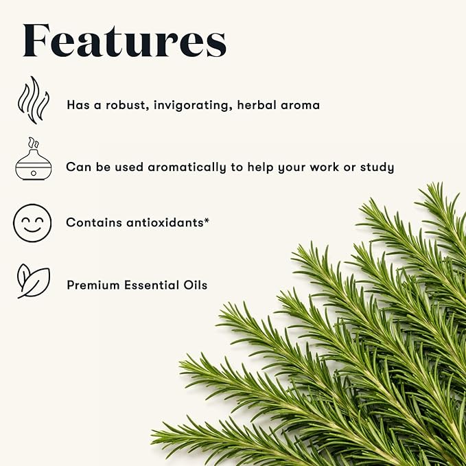 Oli Essenziali YOUNG LIVING - Rosmarino (Rosemary) - 15ml - 32048 - Supports Cognitive Clarity & Relaxation