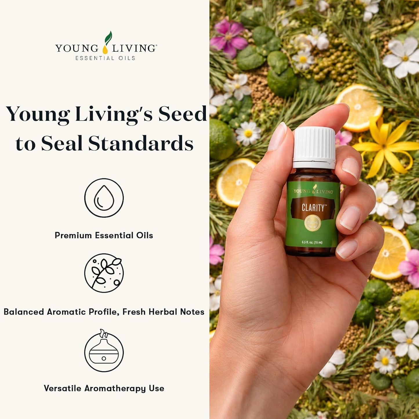 Oli Essenziali YOUNG LIVING - Chiarezza (Clarity) - 15ml - 33289 - Topical and Aromatic