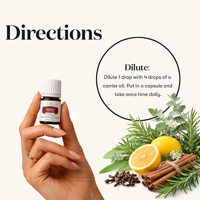 Oli Essenziali YOUNG LIVING - Thieves - 5ml - Seed to Seal Quality