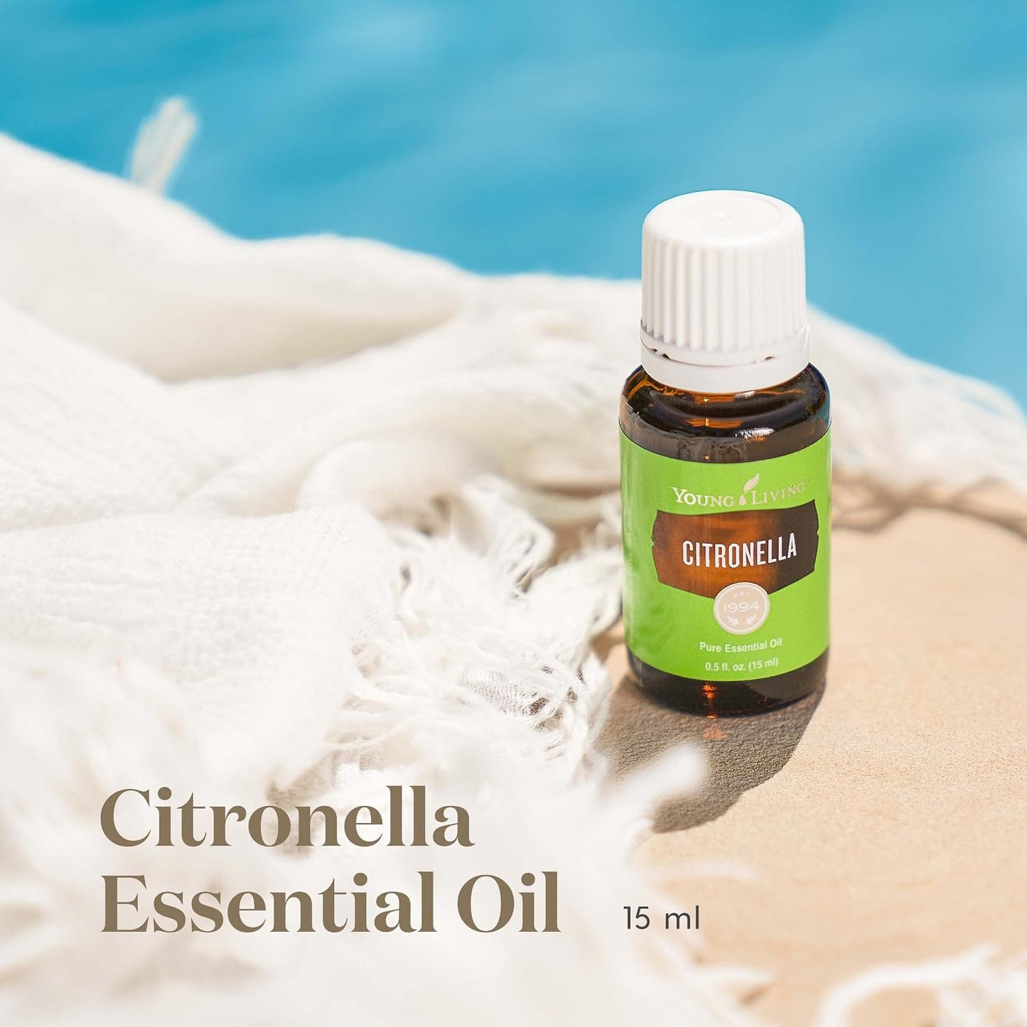 Young Living Essential Oils - Citronella - 15ml - Create a More Invigorating Outdoor Environment