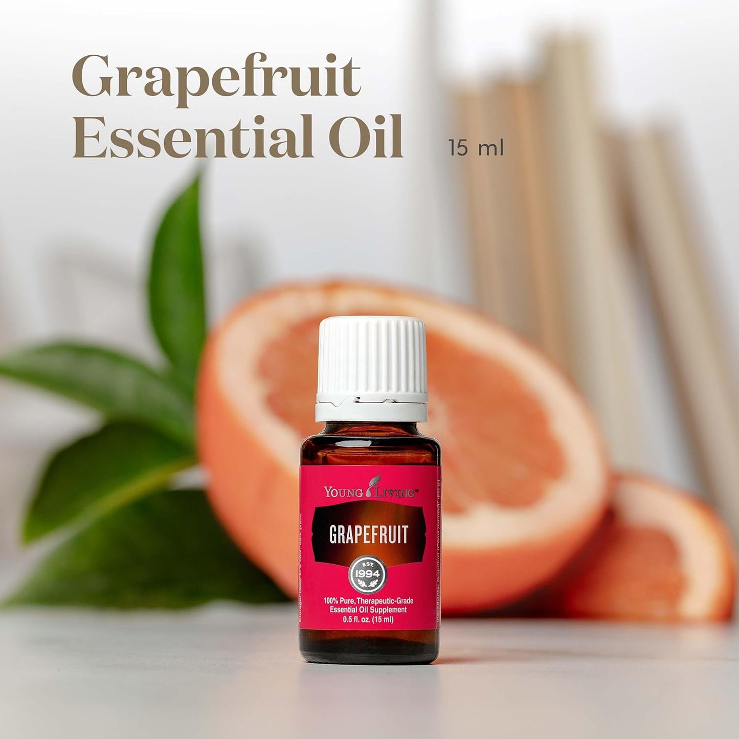 Oli Essenziali YOUNG LIVING - Pompelmo (Grapefruit) - 15ml - 32032 - Bright, Refreshing Grapefruit Oil