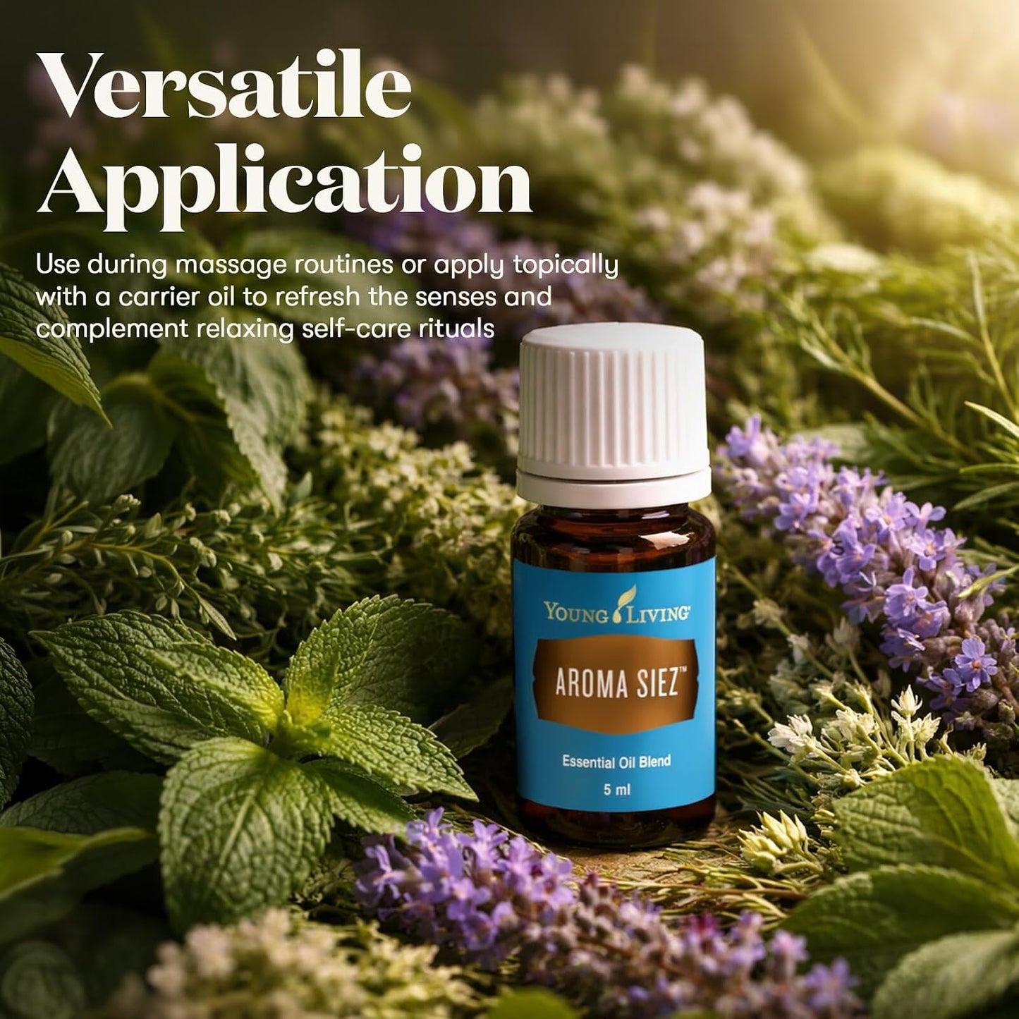 Oli Essenziali YOUNG LIVING - Aroma Siez - 15ml - 37416 - Lavender, Peppermint & Basil Blend