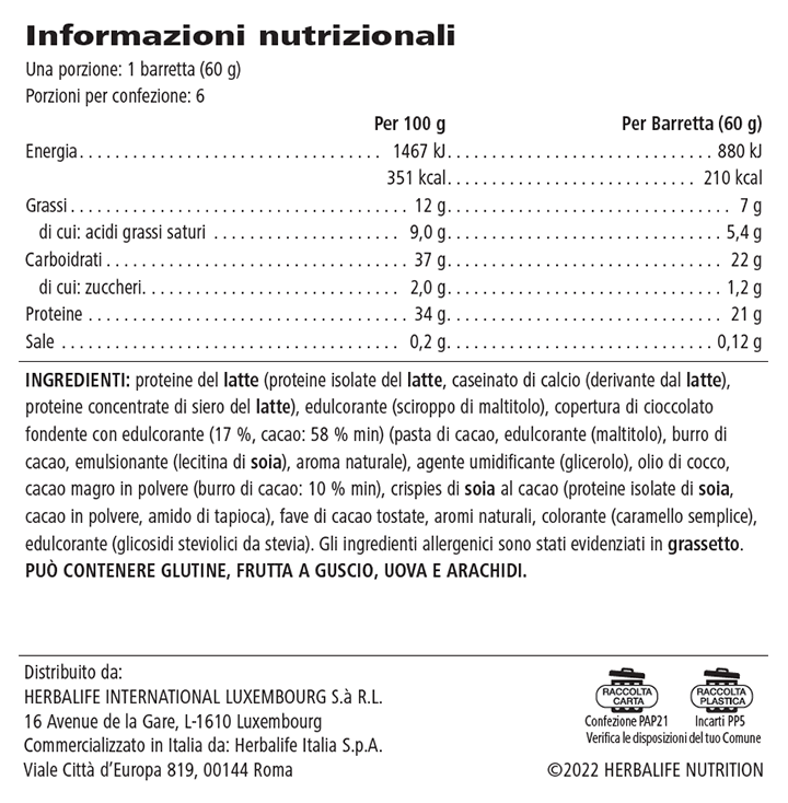 Achieve Barretta Proteica - Herbalife24