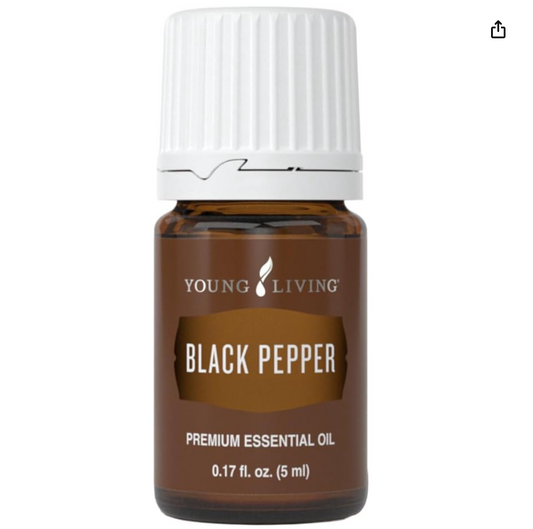 Oli Essenziali YOUNG LIVING - Black Pepper - 5ml - 33040 - Antioxidant Properties & Digestive Support